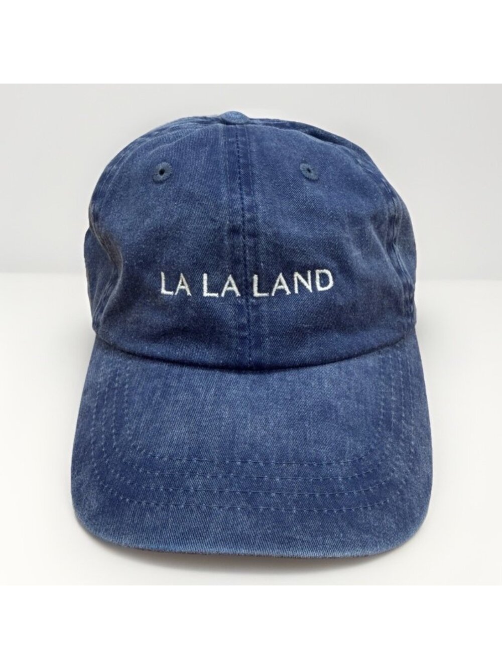 La La Land x KILTE Los Angeles Denim Blue Baseball Hat Los Angeles Fire Support